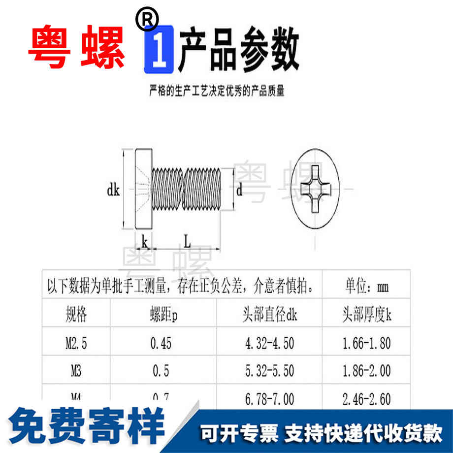 十字槽機螺釘 十字槽機螺釘