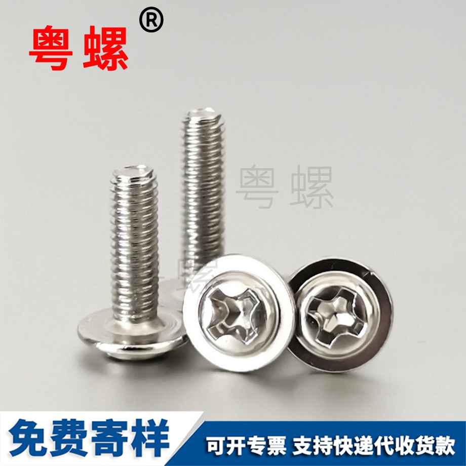 十字拉薩圓頭拉薩帶墊螺絲 十字拉薩圓頭拉薩帶墊螺絲