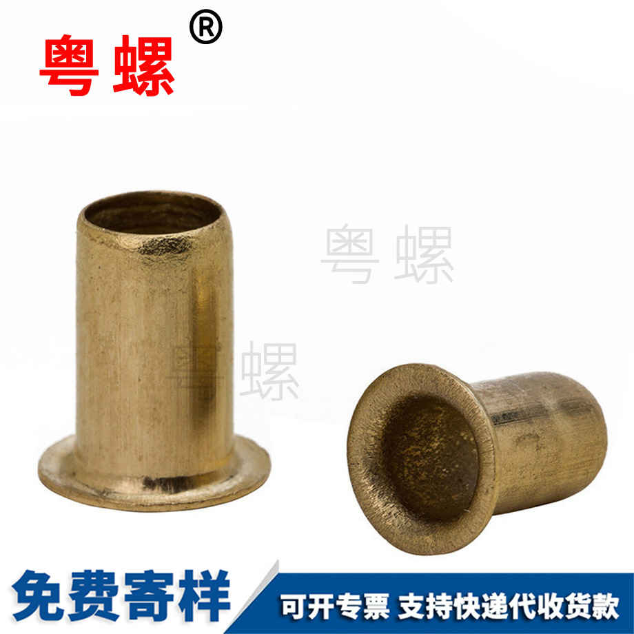 供應(yīng)黃銅紅河空心鉚釘