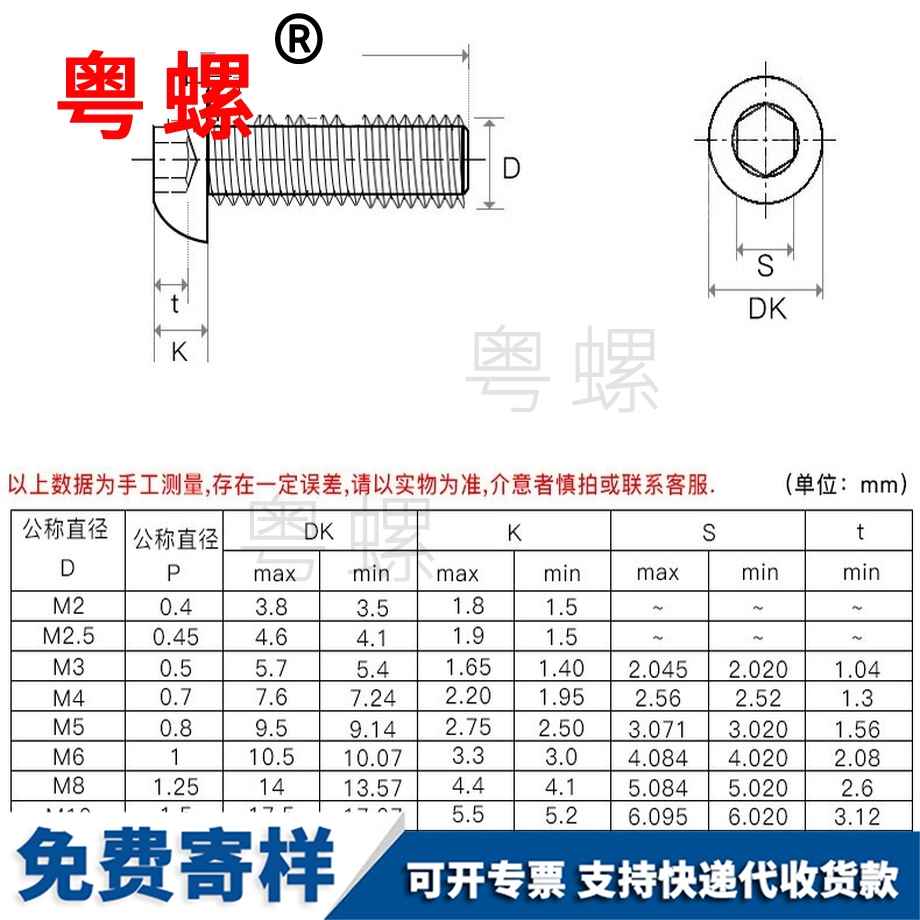 盤頭傘頭蘑菇頭螺釘 盤頭傘頭蘑菇頭螺釘