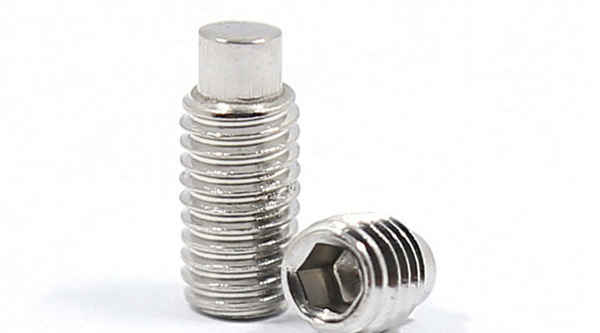 定做不銹鋼304 內(nèi)六角凸端緊定螺絲 圓柱端無頭頂絲 機(jī)米 M4