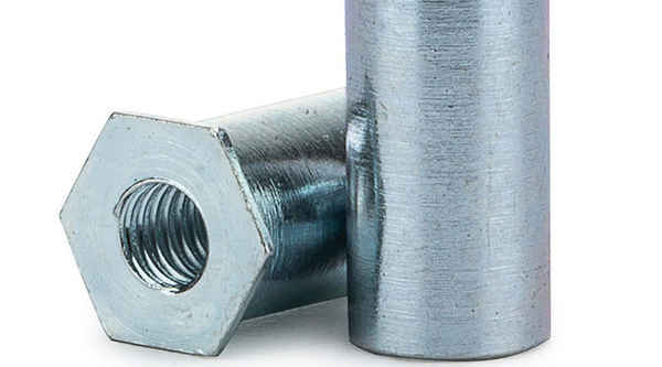 訂制通孔壓鉚螺柱 六角壓鉚螺母柱 壓鉚螺套 M12 M10